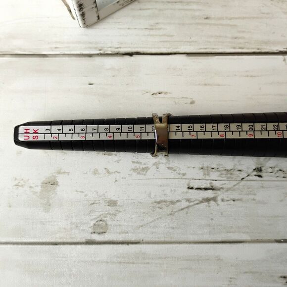 NEW Hammered Metal Silver Tone Wavy Statement Ring Size 6 Funky Eclectic - Picture 5 of 5